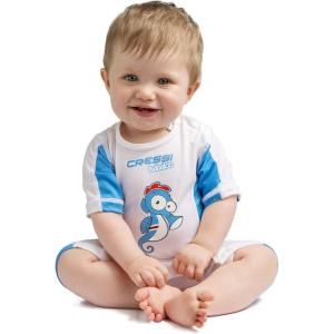 imageCressi Toddlers and Babies Sun Protection Full Rash Guard for Swimming and Water ActivitiesBlue