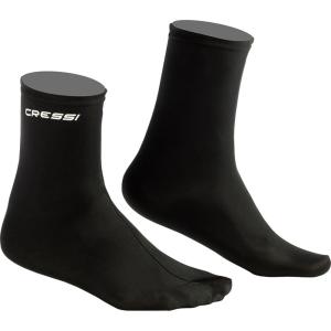 imageElastic Water Sport Adult Socks for Snorkeling Scuba Diving  ULTRA STRETCH FIN SOCKS by Cressi quality since 1946Old Black