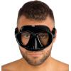 imageAdult Free Diving Photographer Low Volume Mask with Silicone Skirt Metis by Cressi Quality Since 1946Black  Antifog Lens