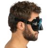 imageAdult Free Diving Photographer Low Volume Mask with Silicone Skirt Metis by Cressi Quality Since 1946Blue Hunter