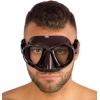 imageAdult Free Diving Photographer Low Volume Mask with Silicone Skirt Metis by Cressi Quality Since 1946Brown