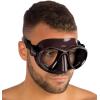 imageAdult Free Diving Photographer Low Volume Mask with Silicone Skirt Metis by Cressi Quality Since 1946Brown