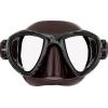 imageAdult Free Diving Photographer Low Volume Mask with Silicone Skirt Metis by Cressi Quality Since 1946Brown Hunter