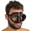 imageAdult Free Diving Photographer Low Volume Mask with Silicone Skirt Metis by Cressi Quality Since 1946Brown Hunter
