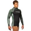 imageCressi Adult Camouflage Hooded Rash Guard  Neoprene Padded Chest  Cobia get the Hunter equipmentGreen Hunter