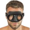 imageCressi Adult Scuba Diving Mask Fog Stop Low Volume Wide View  Calibro made in ItalyBlackBlack HD Lens