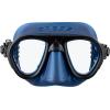 imageCressi Adult Scuba Diving Mask Fog Stop Low Volume Wide View  Calibro made in ItalyBlue Metal Black