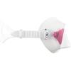 imageCressi Adult Scuba Diving Mask Fog Stop Low Volume Wide View  Calibro made in ItalyWhitePink