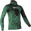 imageCressi Camouflage Rash Guard for Scuba Diving Videomakers and Spearfishing  CrewNeck get the Hunter equipmentCamo Green