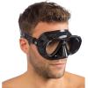 imageCressi Compact Adult Scuba Diving Mask with AntiFog System  Cressi Naxos Mask Made in ItalyBlackBlack