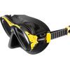 imageCressi Compact Adult Scuba Diving Mask with AntiFog System  Cressi Naxos Mask Made in ItalyBlackYellow