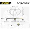 imageCressi Compact Adult Scuba Diving Mask with AntiFog System  Cressi Naxos Mask Made in ItalyBlackYellow