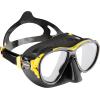 imageCressi Compact Adult Scuba Diving Mask with AntiFog System  Cressi Naxos Mask Made in ItalyBlackYellow