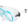 imageCressi Compact Adult Scuba Diving Mask with AntiFog System  Cressi Naxos Mask Made in ItalyClearAquamarine