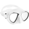 imageAdult Free Diving Photographer Low Volume Mask with Silicone Skirt Metis by Cressi Quality Since 1946White  Titanium  ClearAntifog lens