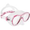 imageCressi Compact Adult Scuba Diving Mask with AntiFog System  Cressi Naxos Mask Made in ItalyClearPink