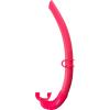 imageCressi Corsica Flexible Rubber Snorkel for Scuba Diving Freediving and Spearfishing  Solid and Camouflage colors  made in ItalyPink Fluo