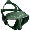imageCressi Frameless Freediving Mask with Reduced Internal Volume and Ergonomic Nose Shape  Atom Made in ItalyGreenBlack