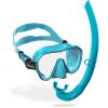 imageCressi Mask ampamp Snorkel Combo for Snorkeling Lightweight and Comfort with High Performance Z2S ampamp Corsica  Designed in ItalyTurquoise