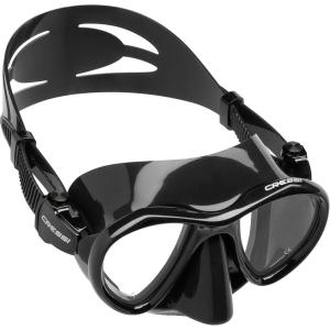 imageAdult Free Diving Photographer Low Volume Mask with Silicone Skirt Metis by Cressi Quality Since 1946Black  Antifog Lens