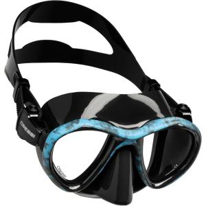 imageAdult Free Diving Photographer Low Volume Mask with Silicone Skirt Metis by Cressi Quality Since 1946Blue Hunter