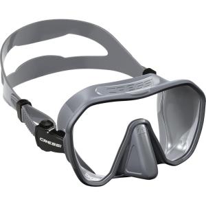 imageCressi Adult Frameless Diving Mask  Wide View Mono Lens  Low Internal Volume  Pure Soft Silicone  Z2 Designed in Italy by CressiGraphite
