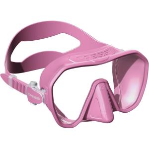 imageCressi Adult Frameless Diving Mask  Wide View Mono Lens  Low Internal Volume  Pure Soft Silicone  Z2S Designed in Italy by CressiPink