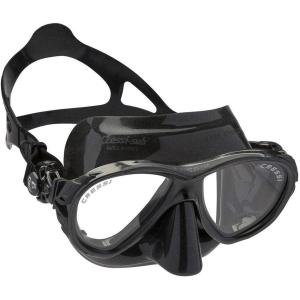 imageCressi Compact Adult Scuba Diving Mask with AntiFog System  Cressi Naxos Mask Made in ItalyBlackBlack