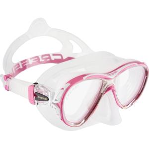 imageCressi Compact Adult Scuba Diving Mask with AntiFog System  Cressi Naxos Mask Made in ItalyClearPink