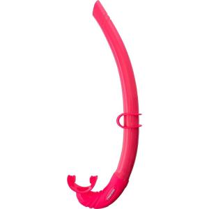 imageCressi Corsica Flexible Rubber Snorkel for Scuba Diving Freediving and Spearfishing  Solid and Camouflage colors  made in ItalyPink Fluo