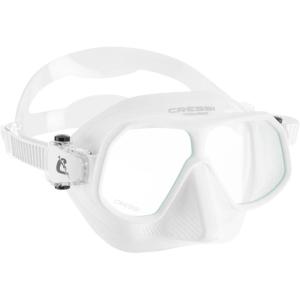 imageCressi Lightweight Frameless Mask for Spearfishing Freediving and Snorkeling Flexible and Sturdy Rombo Designed in ItalyWhiteWhite
