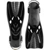 imageCressi Adult Adjustable Snorkeling Fins with Ultra Resistant Buckles Very Light Ideal for Traveling  Tonga Designed in ItalyBlack
