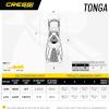 imageCressi Adult Adjustable Snorkeling Fins with Ultra Resistant Buckles Very Light Ideal for Traveling  Tonga Designed in ItalyPink