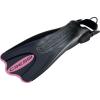 imageCressi Adult Short Adjustable Fins  Snorkeling Versatile Open Heel to use Also Barefoot  Palau SAF Made in ItalyBlackPink