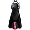 imageCressi Adult Short Adjustable Fins  Snorkeling Versatile Open Heel to use Also Barefoot  Palau SAF Made in ItalyBlackPink