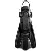imageCressi Adult Short Adjustable Fins  Snorkeling Versatile Open Heel to use Also Barefoot  Palau SAF Made in ItalyBlackTitanium
