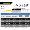 imageCressi Adult Short Adjustable Fins  Snorkeling Versatile Open Heel to use Also Barefoot  Palau SAF Made in ItalyBlackYellow