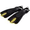 imageCressi Adult Short Adjustable Fins  Snorkeling Versatile Open Heel to use Also Barefoot  Palau SAF Made in ItalyBlackYellow