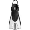 imageCressi Adult Short Adjustable Fins  Snorkeling Versatile Open Heel to use Also Barefoot  Palau SAF Made in ItalyWhiteBlack