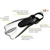imageCressi Adult Short Adjustable Fins  Snorkeling Versatile Open Heel to use Also Barefoot  Palau SAF Made in ItalyWhiteBlack
