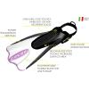 imageCressi Adult Short Adjustable Fins  Snorkeling Versatile Open Heel to use Also Barefoot  Palau SAF Made in ItalyWhiteLilac