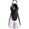 imageCressi Adult Short Adjustable Fins  Snorkeling Versatile Open Heel to use Also Barefoot  Palau SAF Made in ItalyWhiteLilac