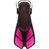 imageCressi Adult Short Adjustable Swim Fins with UltraResistant Buckles Very Light  Ideal for Traveling  Bonete Designed in ItalyTranslucent Pink