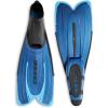 imageCressi Adult Snorkeling Fins with SelfAdjustable Comfortable Full Foot Pocket  Perfect for Traveling  Agua Made in ItalyBlue