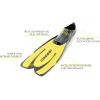 imageCressi Adult Snorkeling Fins with SelfAdjustable Comfortable Full Foot Pocket  Perfect for Traveling  Agua Made in ItalyYellow