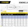 imageCressi Adult Snorkeling Full Foot Pocket Fins Good Thrust Light Fin Rondinella Designed and Made in ItalyAquamarine