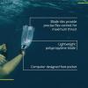 imageCressi Adult Snorkeling Full Foot Pocket Fins Made with Advanced Technology  Pluma Made in ItalyBlueAzure