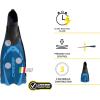imageCressi Adult Snorkeling Full Foot Pocket Fins Made with Advanced Technology  Pluma Made in ItalyBlueAzure