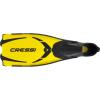 imageCressi Adult Snorkeling Full Foot Pocket Fins Made with Advanced Technology  Pluma Made in ItalyYellowBlack