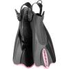 imageCressi Adult Short Adjustable Fins  Snorkeling Versatile Open Heel to use Also Barefoot  Palau SAF Made in ItalyBlackPink